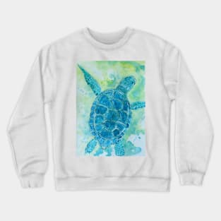 Blue Sea Turtle Crewneck Sweatshirt